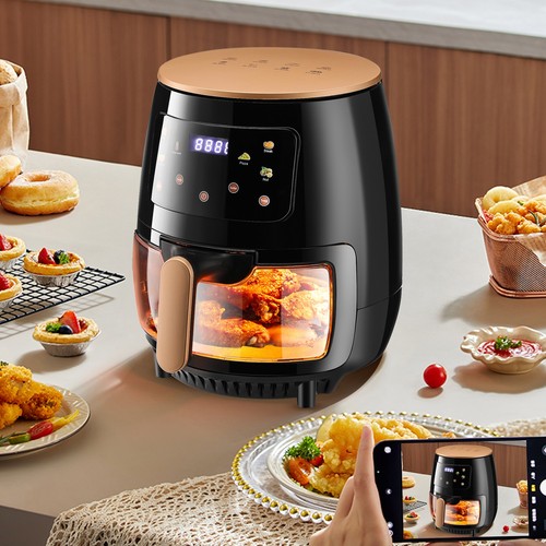 Air Fryer 6L LCD Fryers Oil Free Oven 1400W Airfryer Kitchen Healthy Cooker - Picture 7 of 19