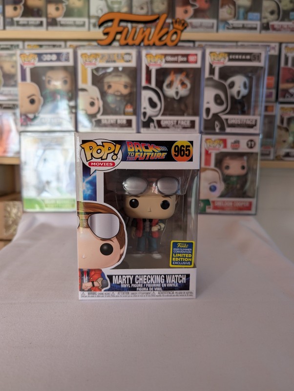 Funko POP! - Back to the Future - Marty Checking Watch [SDCC 20 Limited Edition]