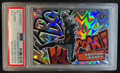 2025 Panini Absolute Countdown Calendar Ashton Jeanty Base (PSA 10)