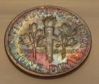 1953   BU  Dime 90% Silver  MONSTER  Toning  #609 ~ 34