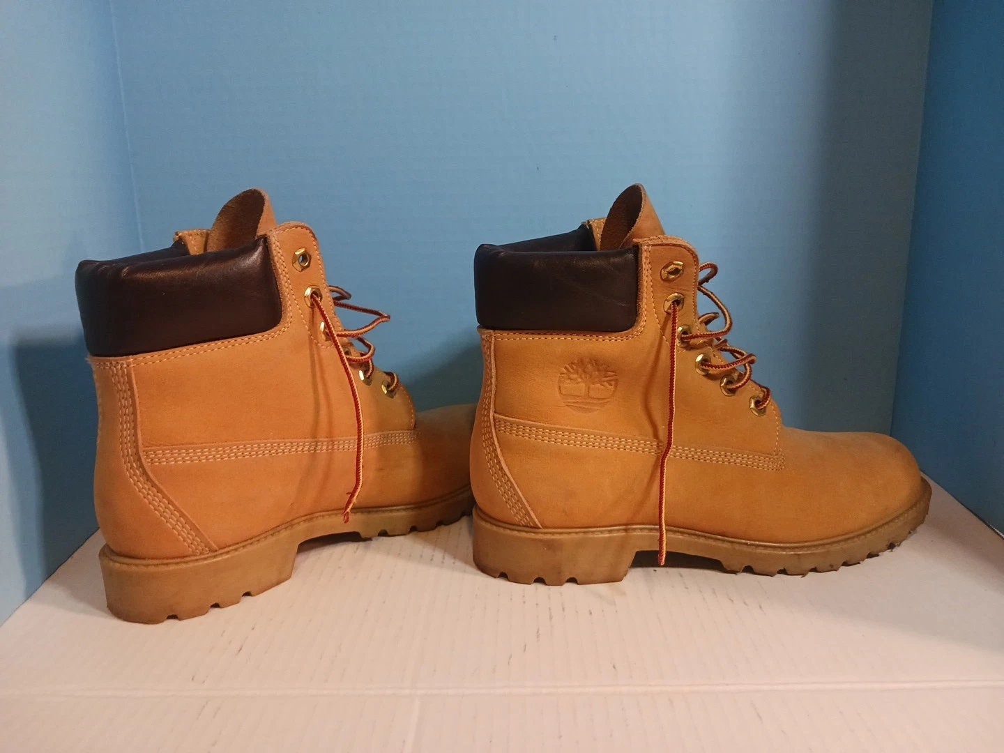 Timberland Women’s Size 7.5 M. Work Boots Wheat Nubuck. 48673 10361 Made USA