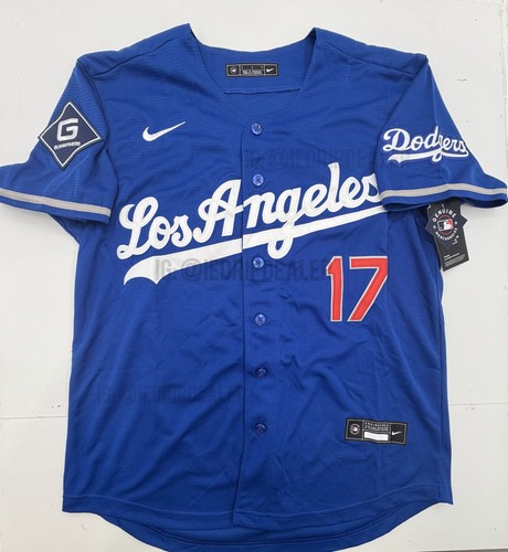 Shohei Ohtani #17 Dodgers 2026 Stitched Blue Jersey Alternate Road Jersey Blue