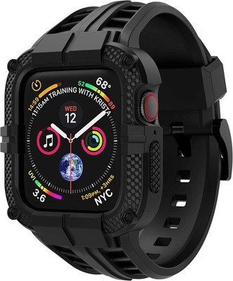 Rugged Apple Watch Band Bumper Case Cover Strap Iwatch SE Series 9 8 7 6 5 4 3
