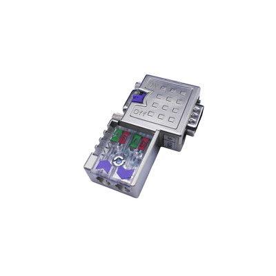 INDU-SOL 110050006 PROFIBUS Diagnostic Connector, 90° Fast Connect -used-