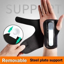 Right/Left Wrist Hand Brace Support Splint Carpal Tunnel Arthritis Sprain Sports