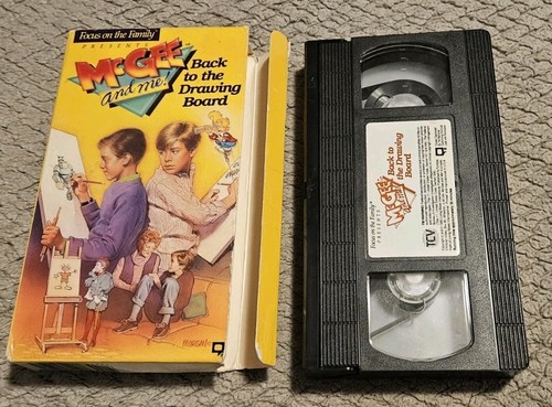 McGee And Me Back To The Drawing Board 1990 VHS Tested Plays - Foto 4 di 12