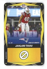 Jahlani Tavai 2025 UNO Elite Alt Jerseys Edition - Yellow #168 Patriots