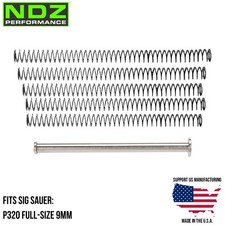 Ndz Sig P320 Full Size 4.7 Stainless Steel Guide Rod Tuner Pack Ismi Spring 9mm