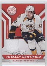 2013-14 Totally Certified Materials Red Gabriel Bourque #TC-GB 2a8