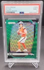 2024 Panini Prizm - Rookies Bo Nix #309 Green Wave Prizm (RC) PSA 9