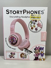 Disney Story Phones Storytelling Headphones for Kids w/ 1 Story Shield Pink