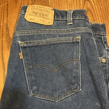 Levi's 517 Men's Jeans 40x30 Blue Bootcut, Vintage Made In USA Orange Tab 90  s