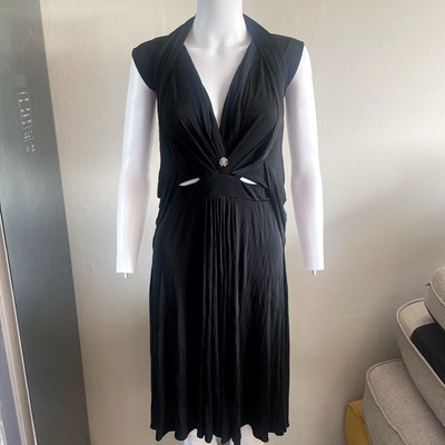 Roberto Cavalli Mainline FW06 Black Gown Dress