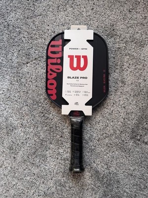 Wilson Blaze Pro 13mm Pickleball Paddle NEW  USAPA Approved Carbon Fiber