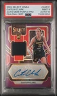 2024 Select WNBA Purple Caitlin Clark RPA RC /99 PSA 9 PSA AUTO 10 Autograph Mem