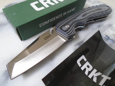CRKT Folding Razel Pocket Knife Chisel Tip 8Cr13MoV Micarta 4030 Graham Design