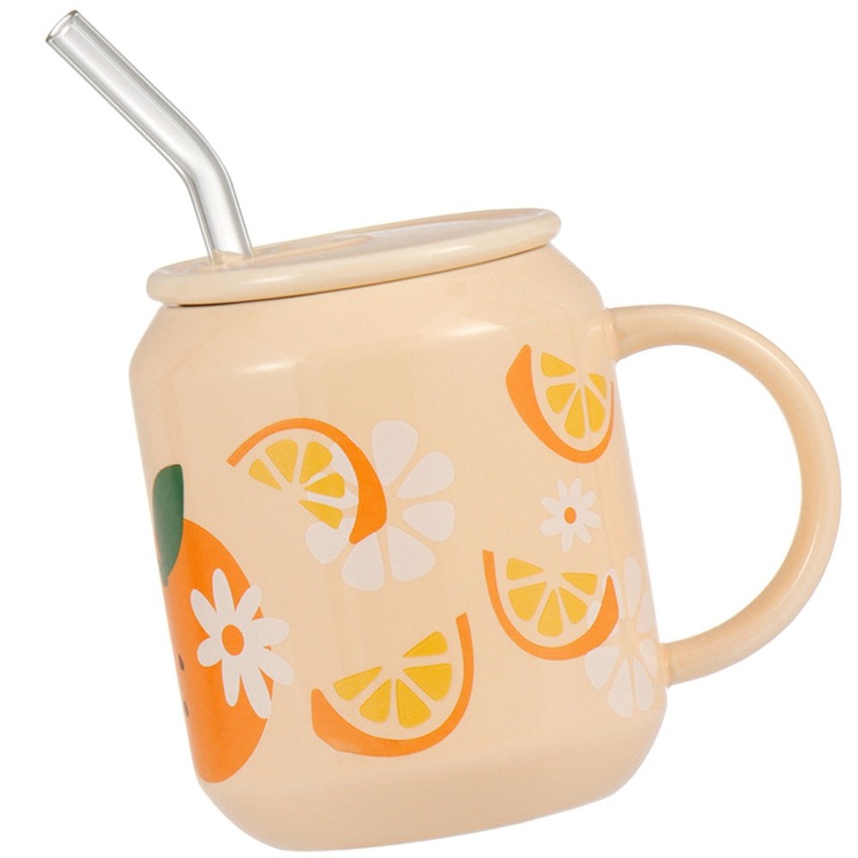 Tazza In Ceramica Panda Kawaii Con Coperchio E Cucchiaio – 350 Ml, Design A Scacchi, Perfetta Per Tè E Caffè - 2