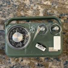 Retro Portable AM/FM Bluetooth Radio Green - Hearth  Hand with Magnolia