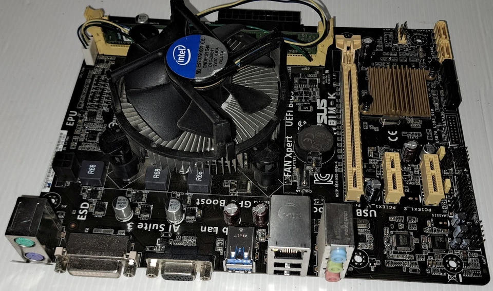 Scheda Madre ASUS H81M-PLUS con CPU Core I3-4150 e Ram - Immagine 3 di 3