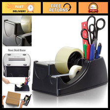 Heavy-Duty 2-in-1 Tape Dispenser for Office  Home Use - Adjustable  Durable