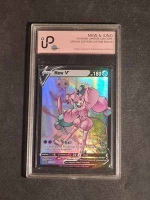 POKEMON - MEW & IONO - GRAD - NO PSA BGS - LIMITED EDITION - 89/100 - CUSTOM