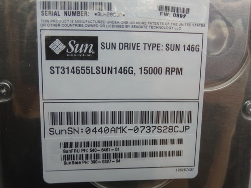 Seagate ST3146855LC Cheetah 15K.5 146GB 15K RPM Ultra-320 SCSI 80-Pin 16MB+Caddy - Picture 3 of 5