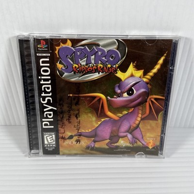 Spyro 2: Ripto's Rage (PS1, Sony PlayStation 1, 1999) Gold Foil Black Label