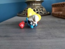 Used SMURFS Figurine. Superhero Smurf. 1983. PEYO. Schleich. Some Wear.