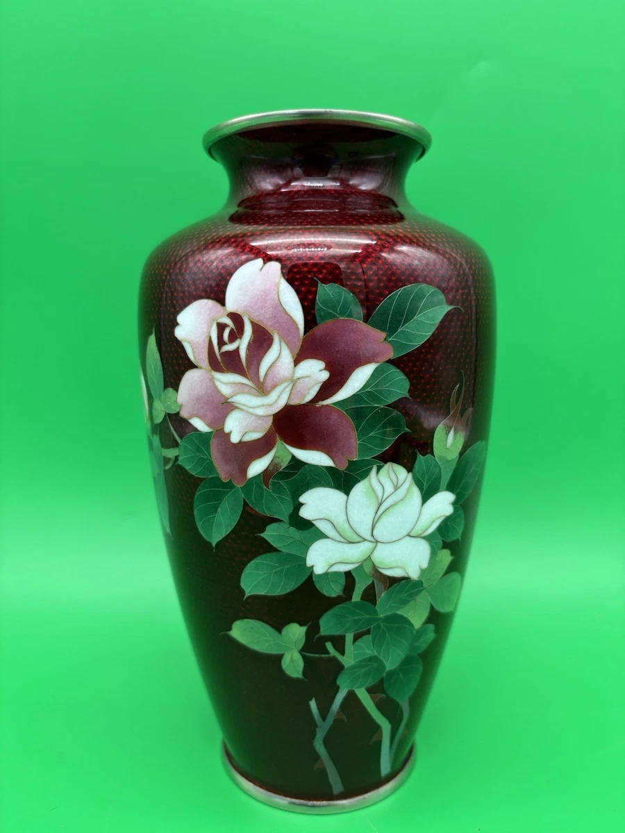 复古原版景泰蓝1900-1940 年日本花瓶| eBay