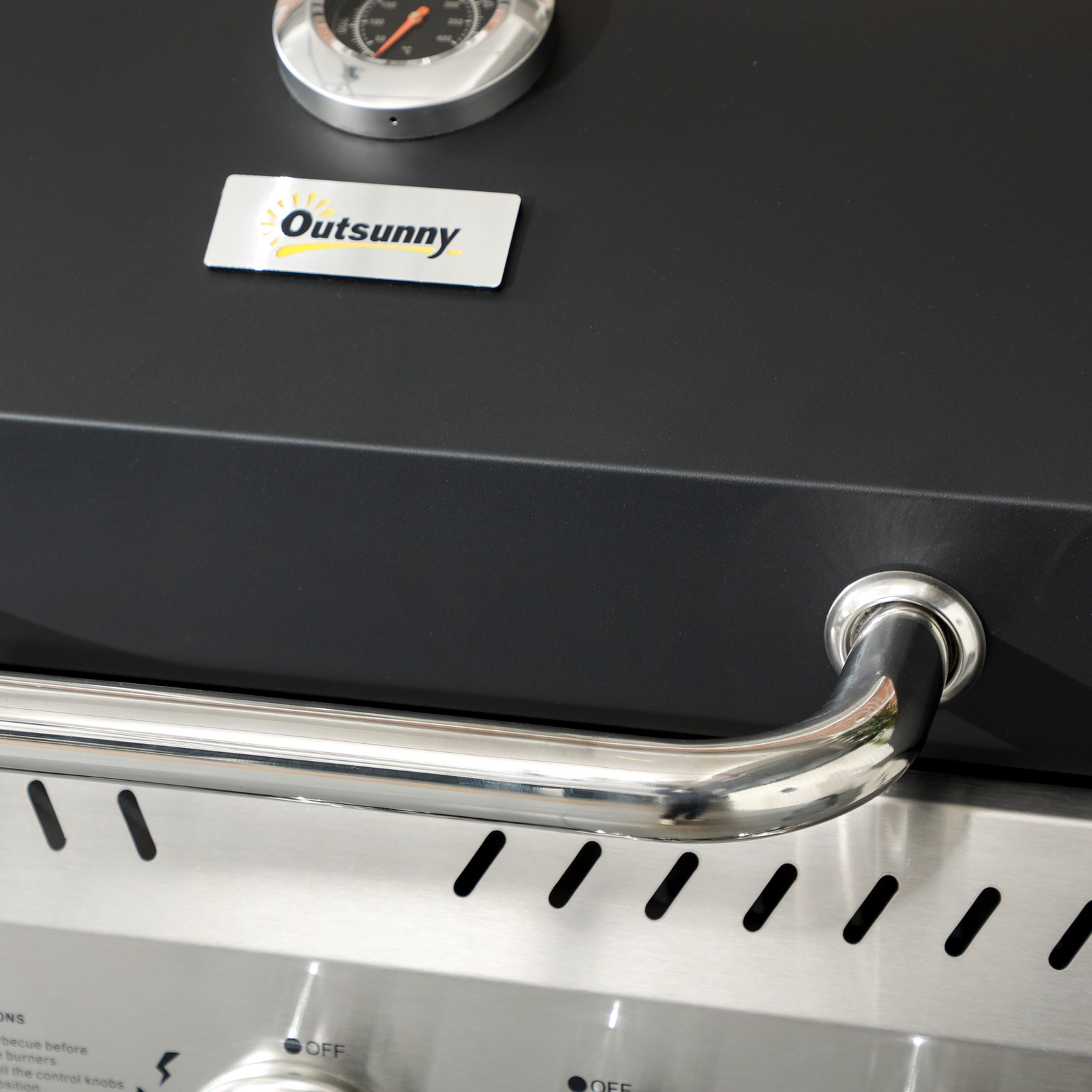 Gasgrill 3 KW 3+1 Brenner BBQ Grillwagen aus Edelstahl inkl Seitenbrenner