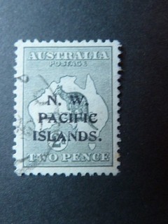 NWPI/NEW GUINEA KANGAROO 1st/wmk TYPE/A FINE USED NORTH WESTPACIFIC IS