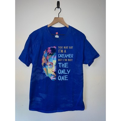 John Lennon Shirt Imagine The Bealtes Graphic Dreamer Music Tee Graphic Medium