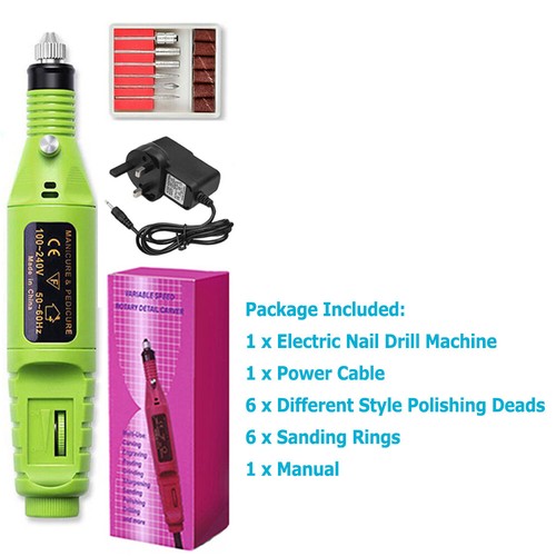 Toe Nail Grinder For Thick Toenails Set Manicure And Pedicure Professional Self - Picture 12 of 21
