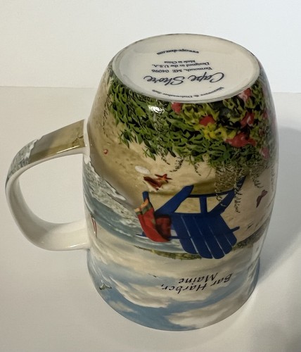 Taza artística Bar Harbor Maine Cape Shore cerámica porcelana recuerdo de viaje sin usar nueva de stock - Imagen 22 de 24