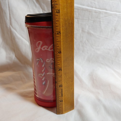 Starbucks Coffee Tumbler 2007 lenticular 3D gingerbread candy cane - Picture 7 of 7