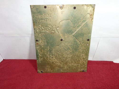 11x14 in MOXIE COLA SODA POP & TED WILLIAMS ADV. SIGN TIN METAL TACKER - L 188T - Picture 7 of 8