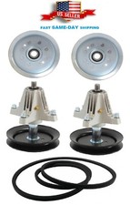 Complete 46" Spindle Pulley Belt Kit For Craftsman LT4600 LT-4600 For 46" Deck