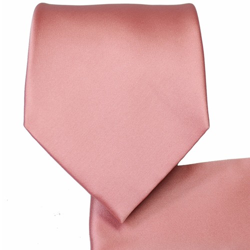 New Men's Solid Neck Tie And Pocket Square Hankie Set Wedding Party Formal Prom - Picture 26 of 34
