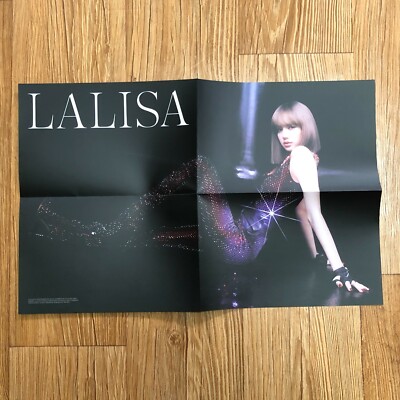 BLACKPINK LISA [ LALISA ] Official Poster, 1st Single Gold Ver