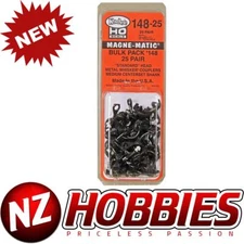Kadee HO Scale Bulk Pack - 25 pair #148 Whisker Metal Couplers - Medium (9/32")