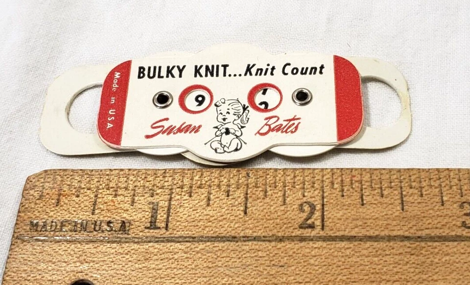 Vintage Susan Bates BULKY KNIT COUNT Row Counter Knitting Notion- preowned - Image 4 of 4