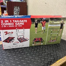 MD Sports 2 In 1 Tailgate Game Combo Ladder Ball & Bean Bag Toss Outdoor Sports