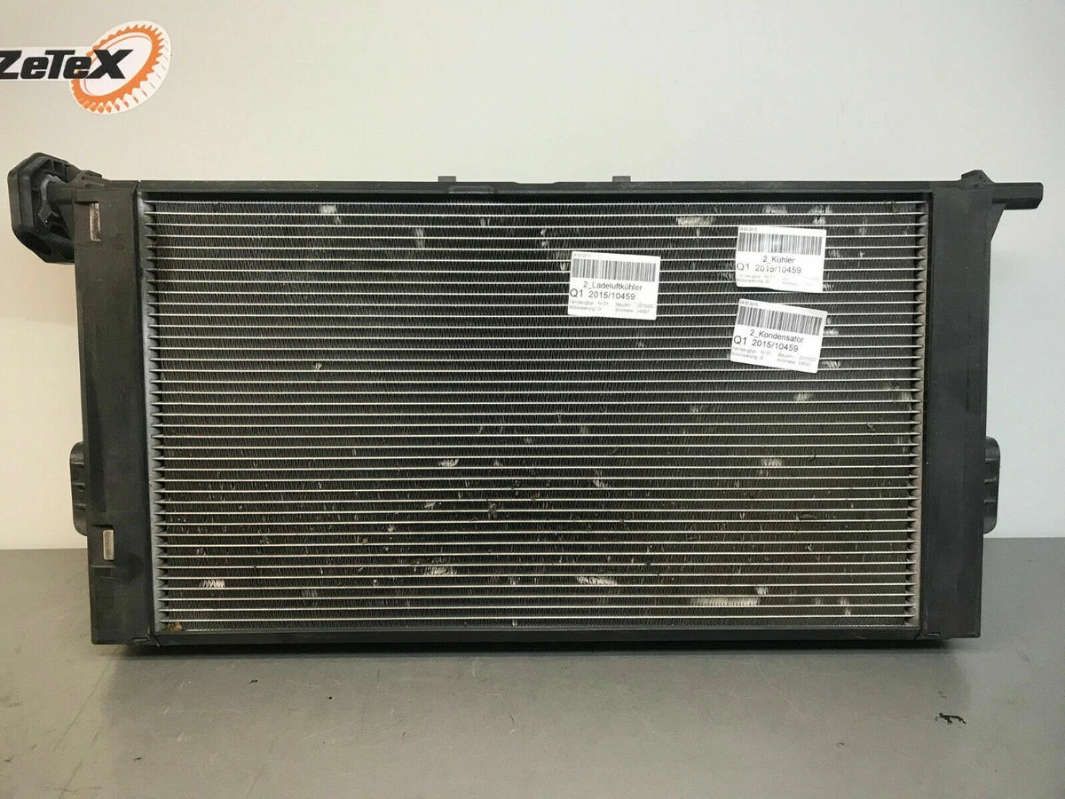 Original BMW i3 Kühlmittelkühler Kondensator Lüfterzarge Lüfter  