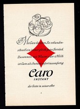 3w8107/ Alte Reklame von 1959 – CARO Instant – Der Erste in seiner Art.