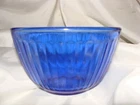 Vintage Pyrex Cobalt Blue 6 Cup/1.5 Liter Ribbed Glass Mixing/Serving Bowl 7402S