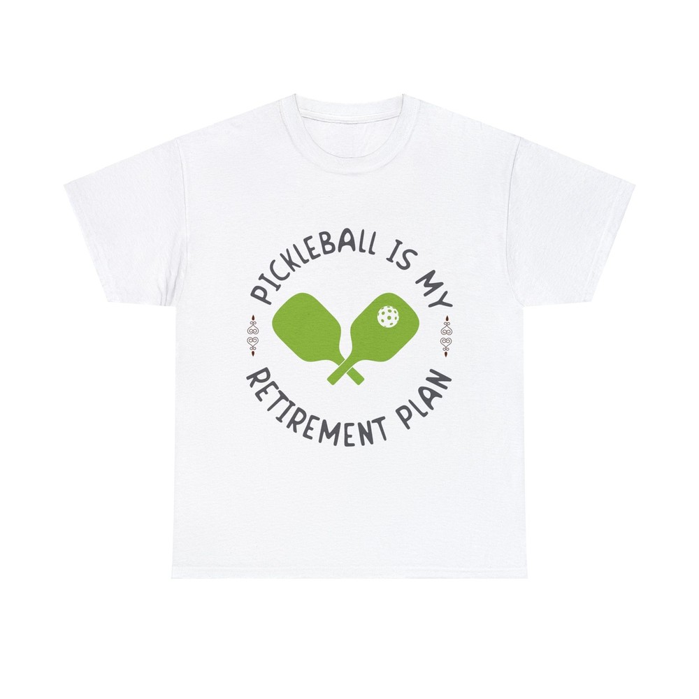 Pickleball Is My Retirement Plan - Unisex Officer Retirement Funny Retro T-Shirt