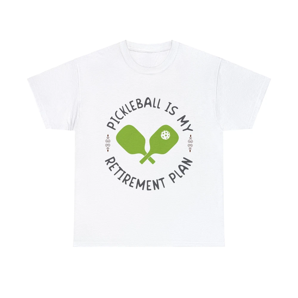 Pickleball Is My Retirement Plan - Unisex Officer Retirement Funny Retro T-Shirt