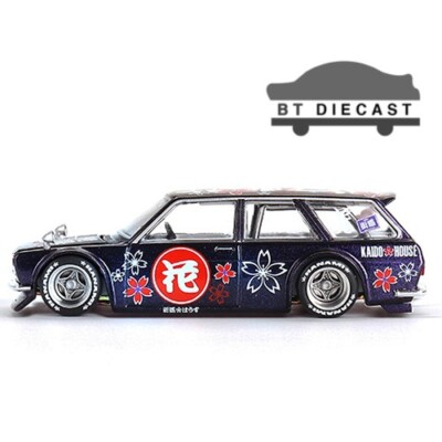 hanamama  MINI GT x KAIDO HOUSE DATSUN KAIDO 510 WAGON HANAMI V3 1/64