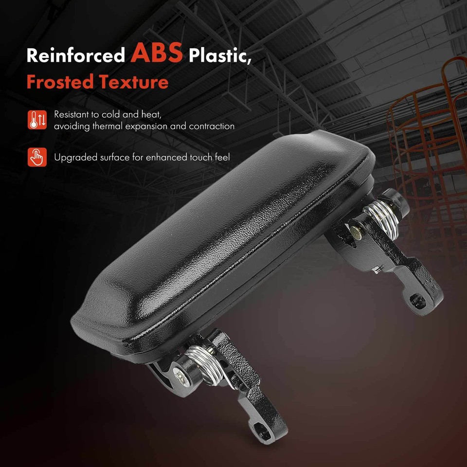 Black Textured Front LH & RH Exterior Door Handle for Mazda B2300 Ford