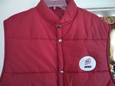 Vintage FS Vest Farm Seed Barnyard Basics Iow...